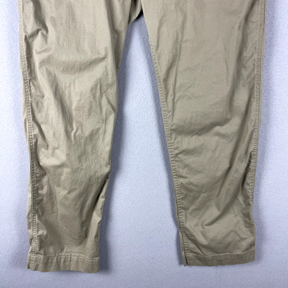 Buck Mason Officer Pant Mens 32x28 Tan Beige Chino Straight Fit Casual Preppy - Picture 3 of 14